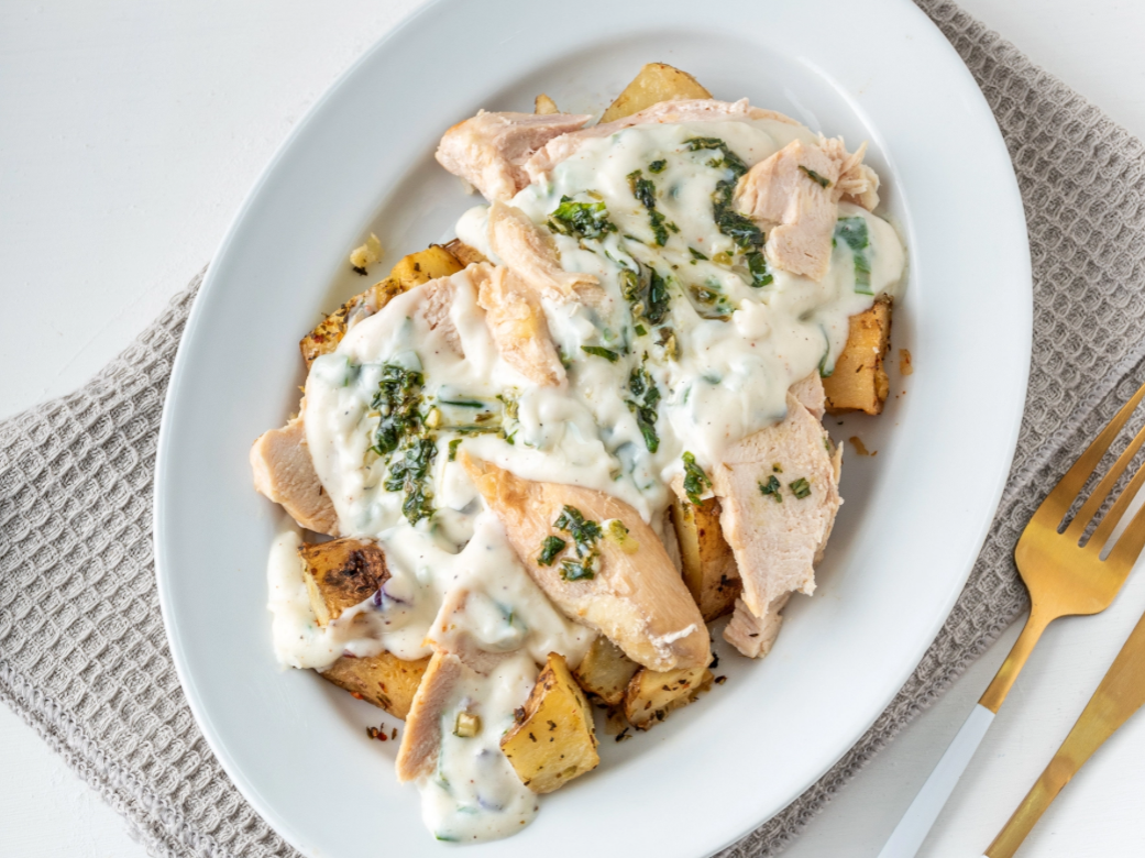 Pollo al verdeo