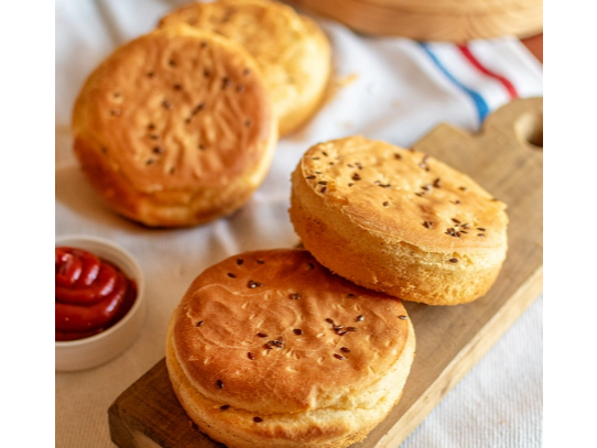 Pan hamburguesa vegano