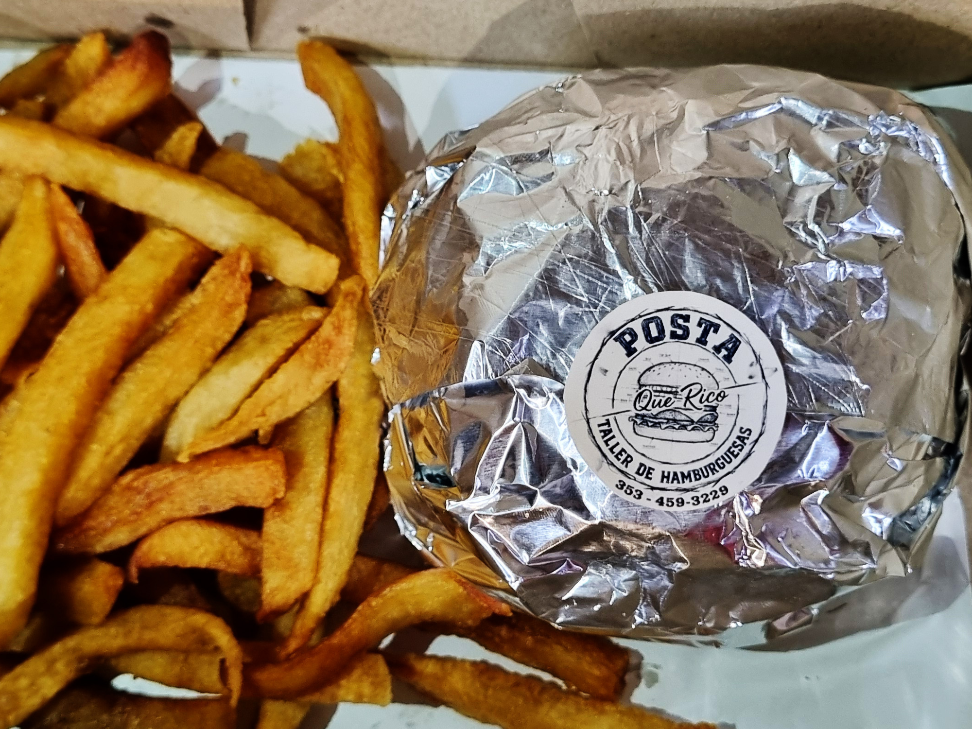 La trama crocante prensada