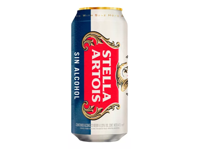 Stella Artois Sin Alcohol Lata 473 ml.