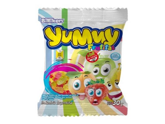 YUMMY FRUTITAS X UNIDAD