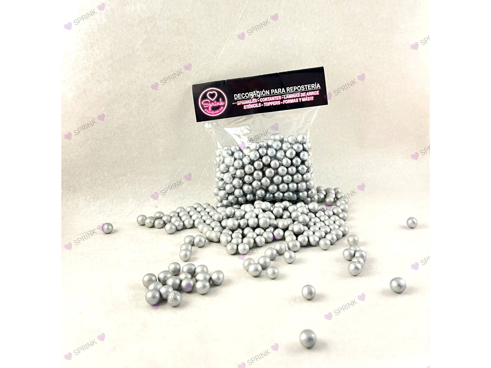 SPRINK PERLAS PLATEADO