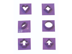 CORTANTE P/ GALLETITA COOPER X 6 CHICO VIOLETA