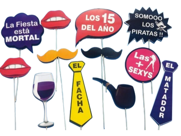 PROPS PARA FOTOS 15 AÑOS