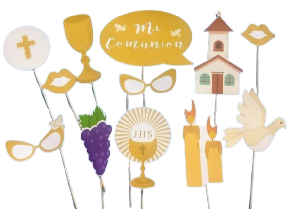 PROPS PARA FOTOS COMUNION