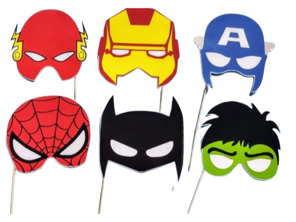 PROPS PARA FOTOS SUPERHEROES