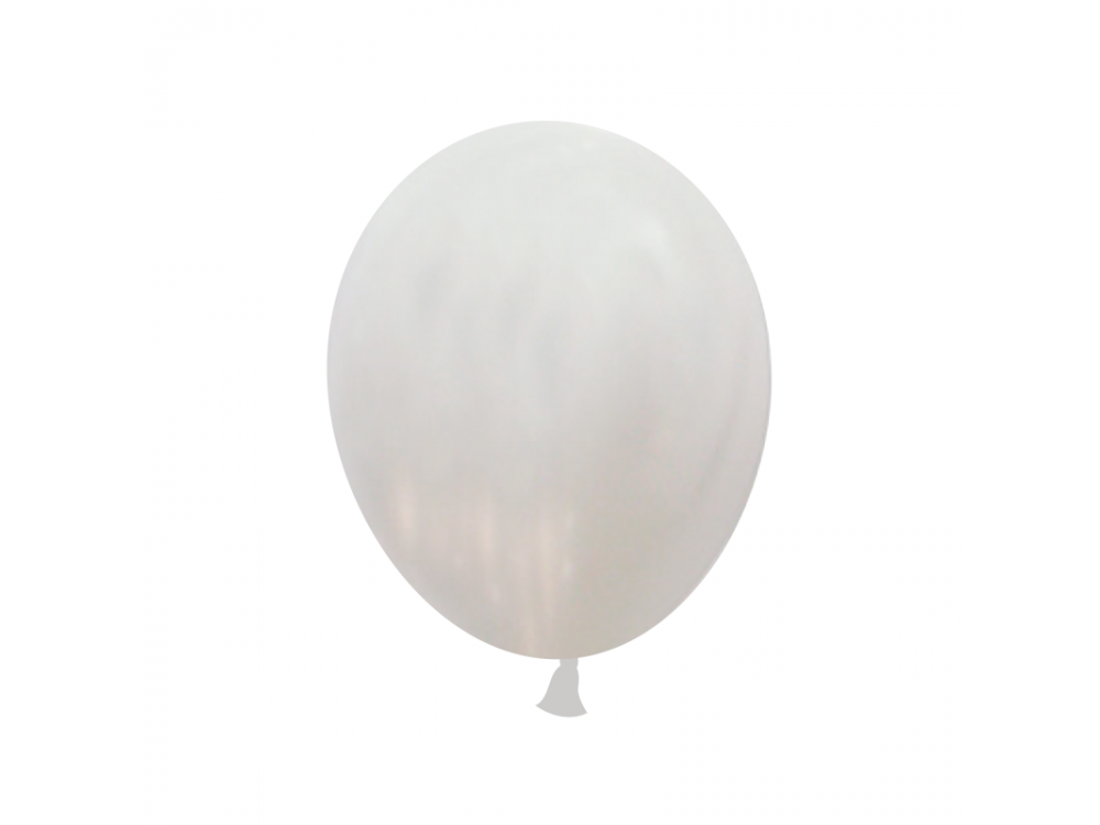 GLOBO BLANCO PERLADO GLOBOLANDIA 12" X 25