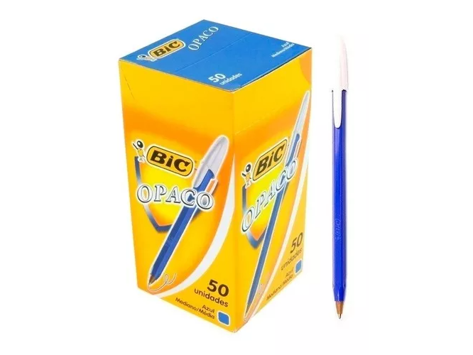 BOLIGRAFO BIC OPACO DURA+ 1.0 AZUL X UNIDAD