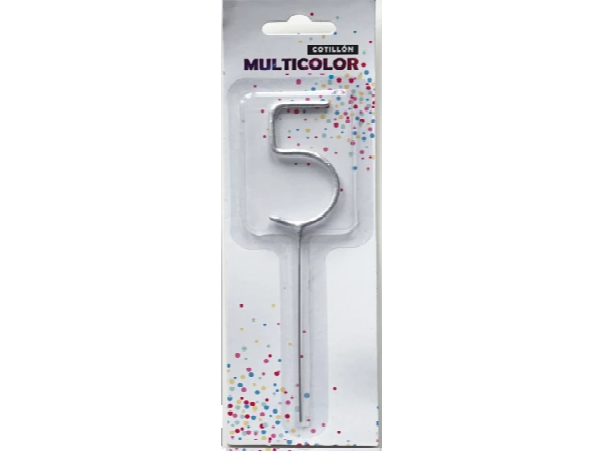 SPARKLERS N° 5 PLATEADO