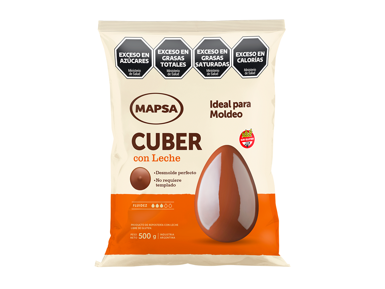 MAPSACUBER CON LECHE BOTONES X 500 GRS
