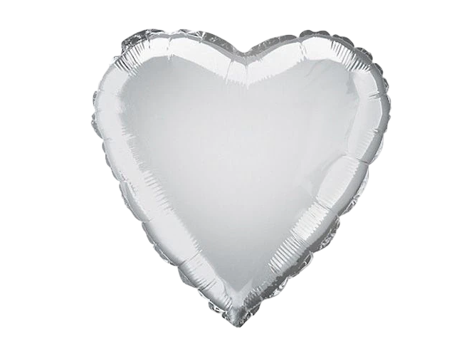 GLOBO MET CORAZON 18" X UN