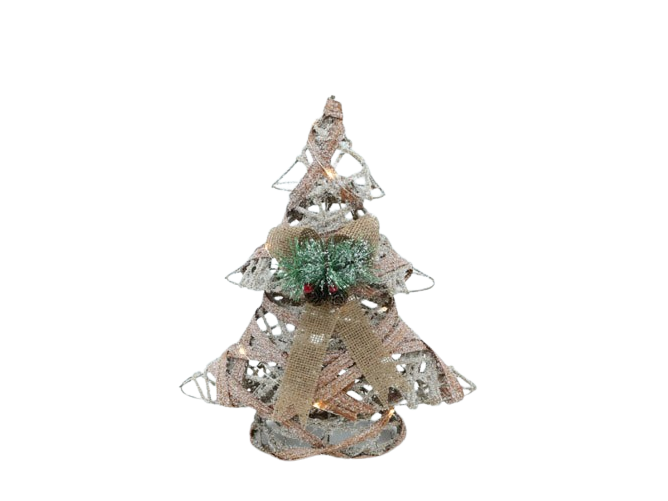 ARBOL 40 CM CON LUZ LED