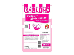 PASTA P/ CUBRIR TORTAS 500 GRS SABOR CHOCOLATE