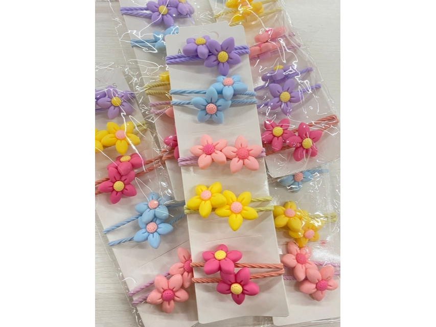 COLITA DE PELO FLOR BLISTER X 10 UN