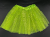 TUTU CON BRILLO VERDE MANZANA X UN