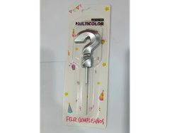 VELAS ? PLATEDA 5 CM X UN