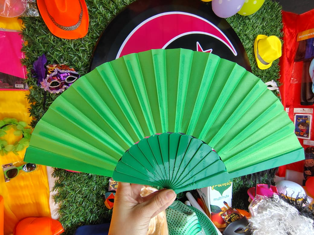 ABANIC0S COLORES VARIOS X UN