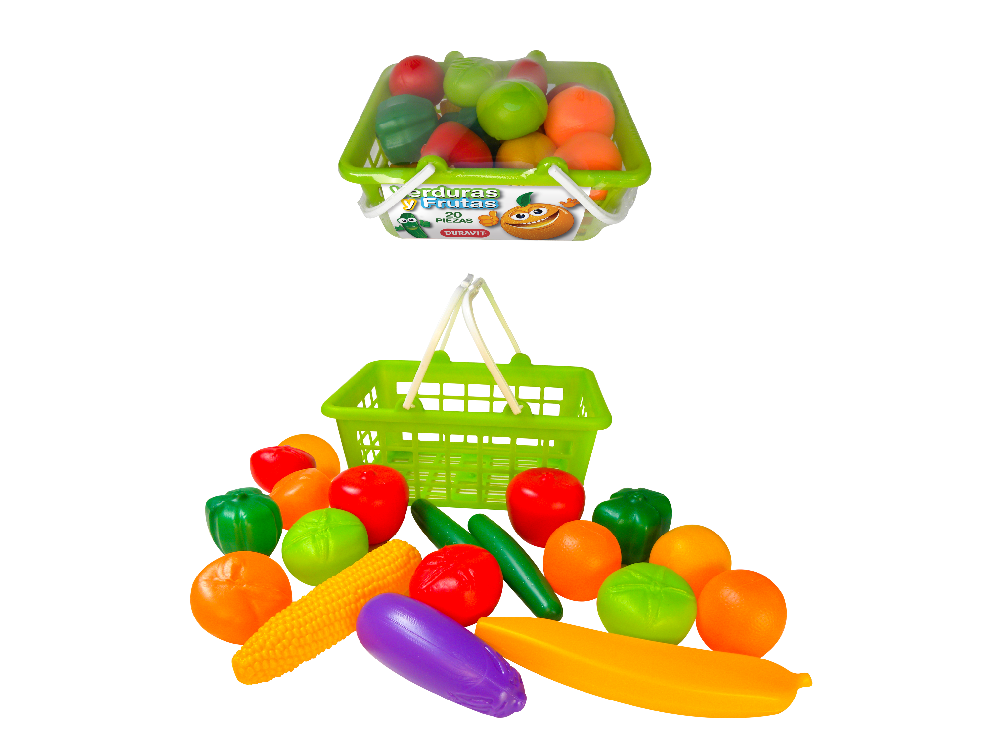 CANASTA CON FRUTAS Y VERDURAS DURAVIT
