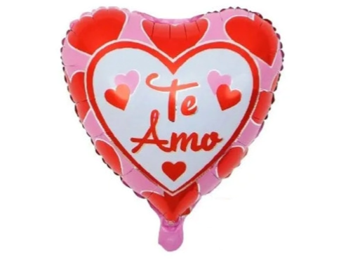 GLOBO MET CORAZON TE AMO X UN