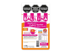 PASTA P/ CUBRIR TORTAS 500 GRS COLOR NARANJA