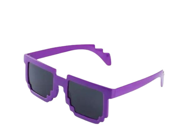 LENTES 8 BITS VIOLETAS