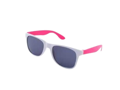 LENTES BICOLOR BLANCO/ROSA X UN