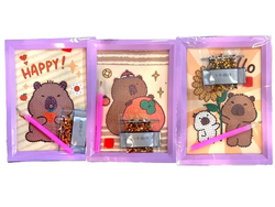 KIT DE DIAMANTE GEMA CON CUIADRO CAPIBARA