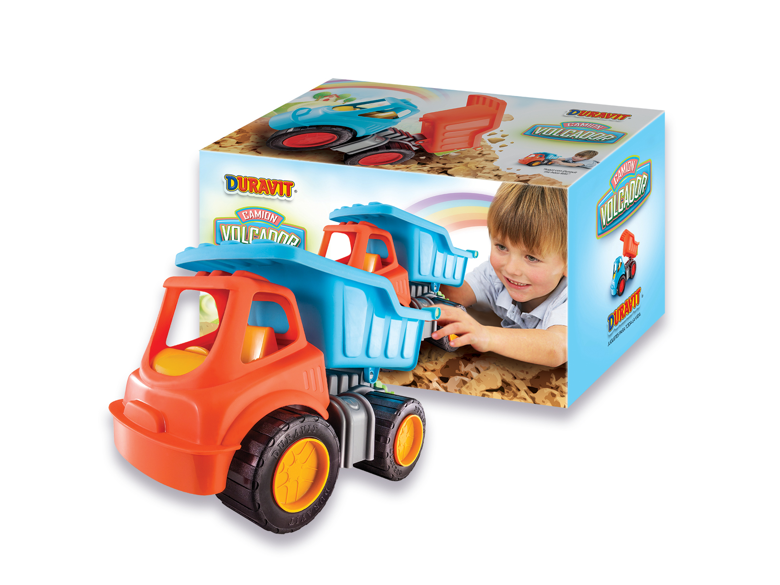 CAMION VOLCADOR MULTICOLOR DURAVIT (EN CAJA)
