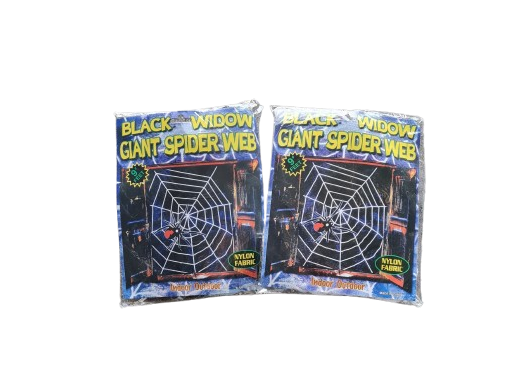 TELA DE ARAÑA 3,6 MTS BLANCA/NEGRA X UN