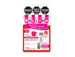 PASTA P/ CUBRIR TORTAS 500 GRS COLOR ROJO