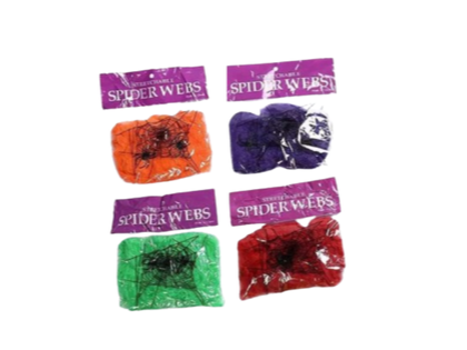 TELA ARAÑA 20 GRS CUATRO COLORES X UNIDAD