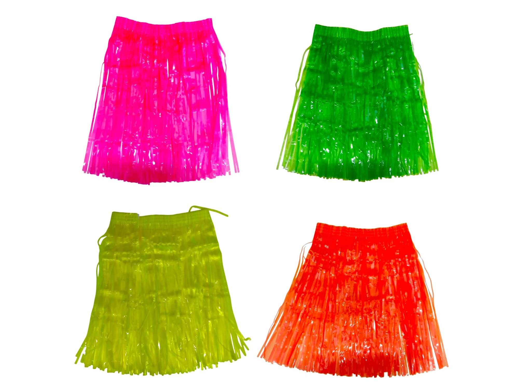 TUTU HAWAIANO FLUOR COLORES SURTIDOS X UN