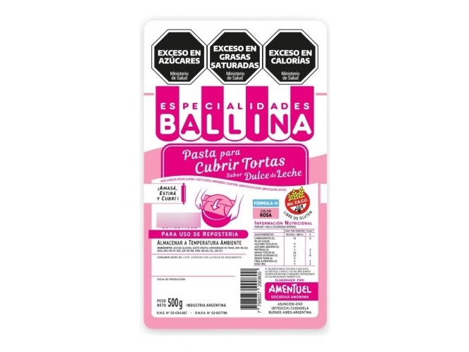 PASTA P/ CUBRIR TORTAS 500 GRS COLO ROSA