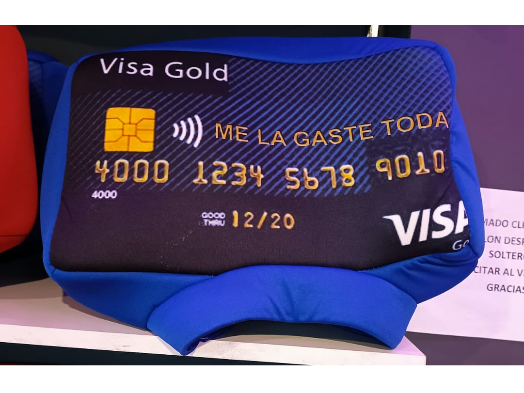 GORRO FORMA  - VISA AZUL X UN