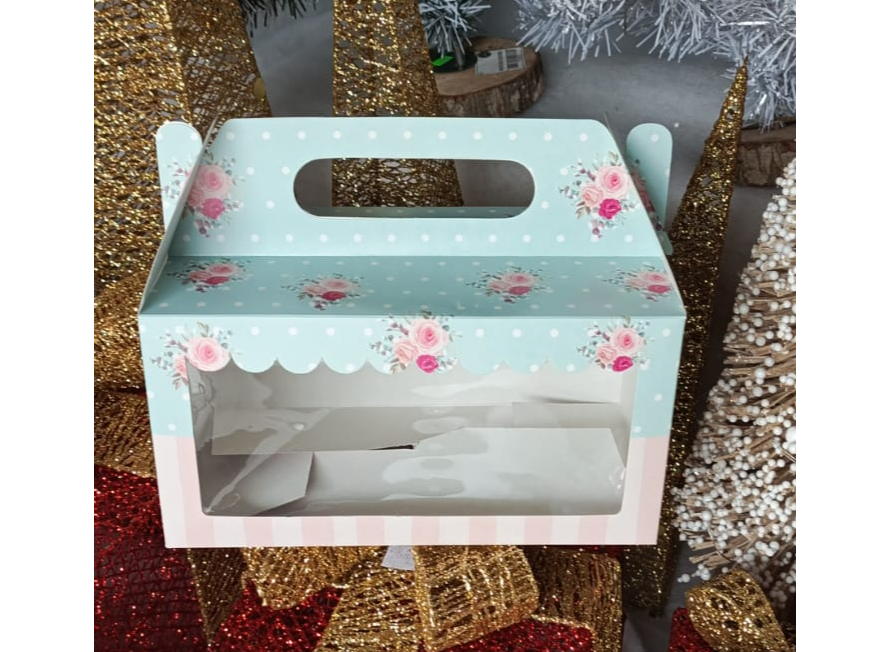 VALIJA CON VISOR ROSITAS CELESTES X UN