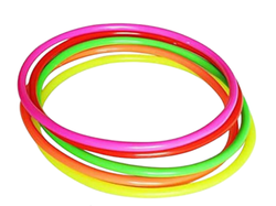 AROS HULA HULA DE PVC X UN