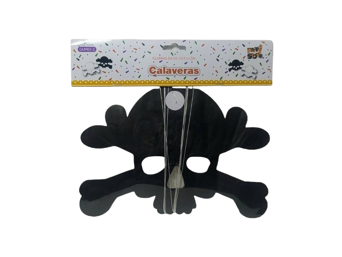 GUIRNALDA DE CALAVERAS 300X25X18 CM