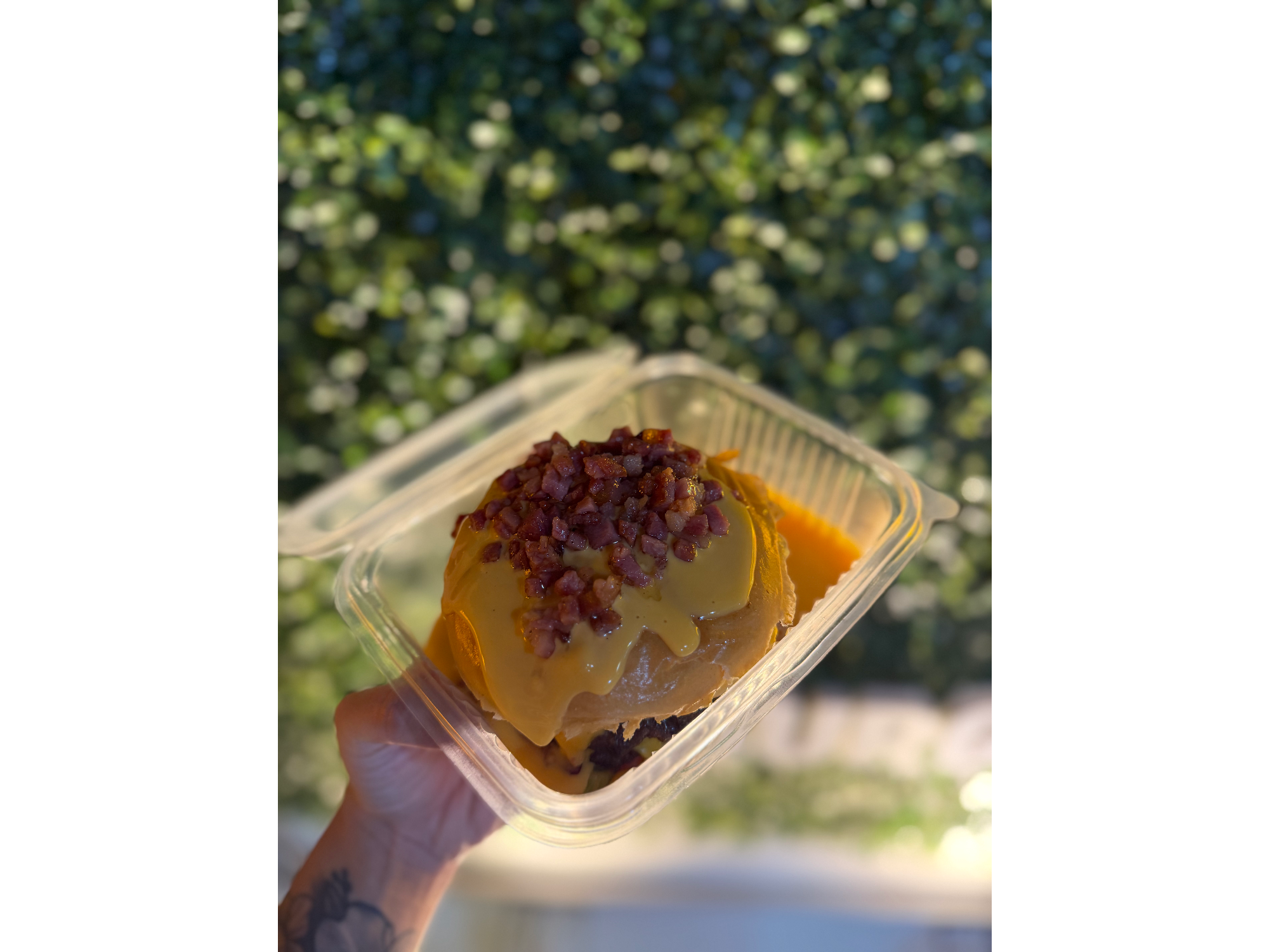 Big cheese en pileta de Cheddar