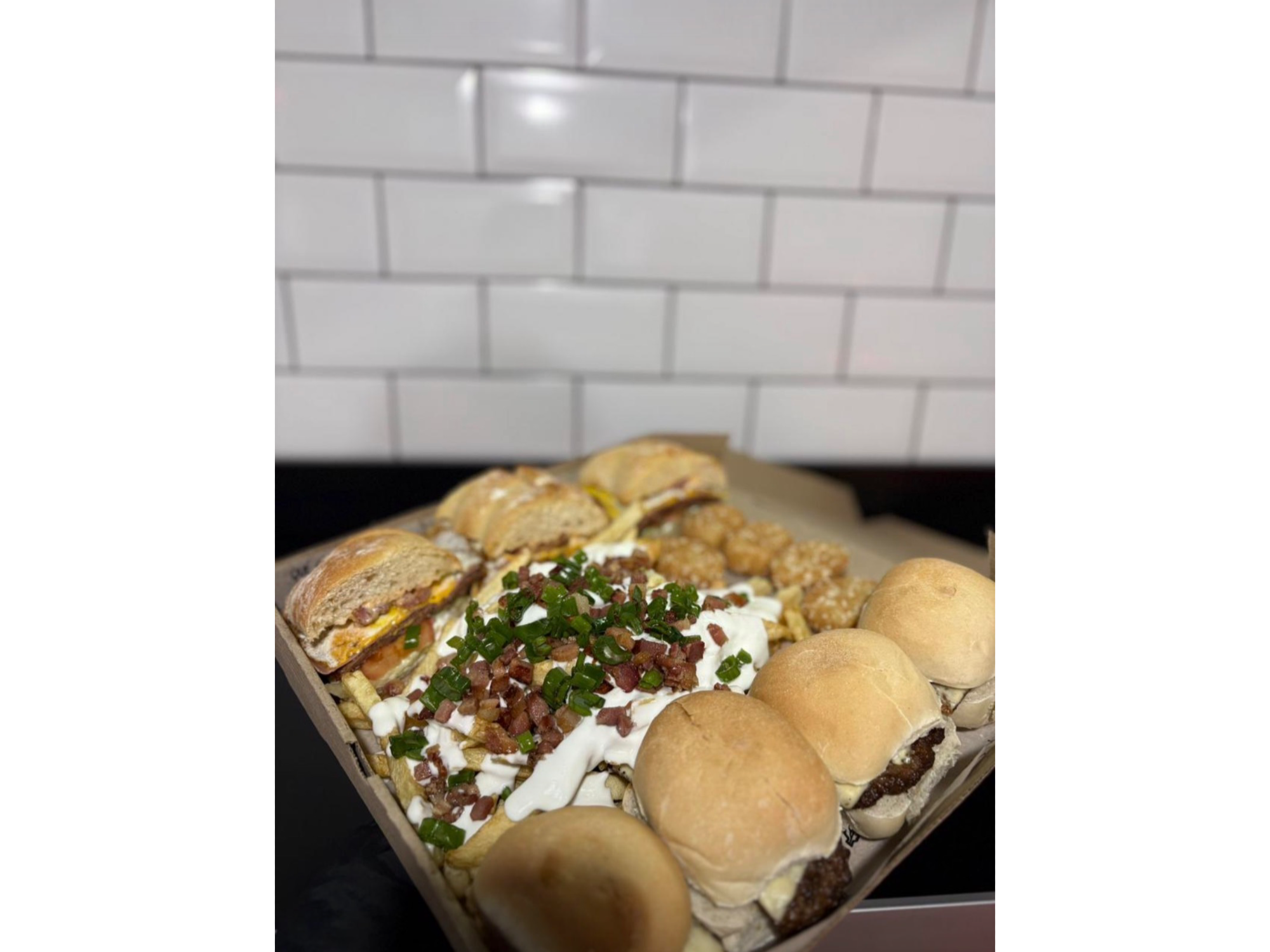 Tabla mixta con hamburlomo