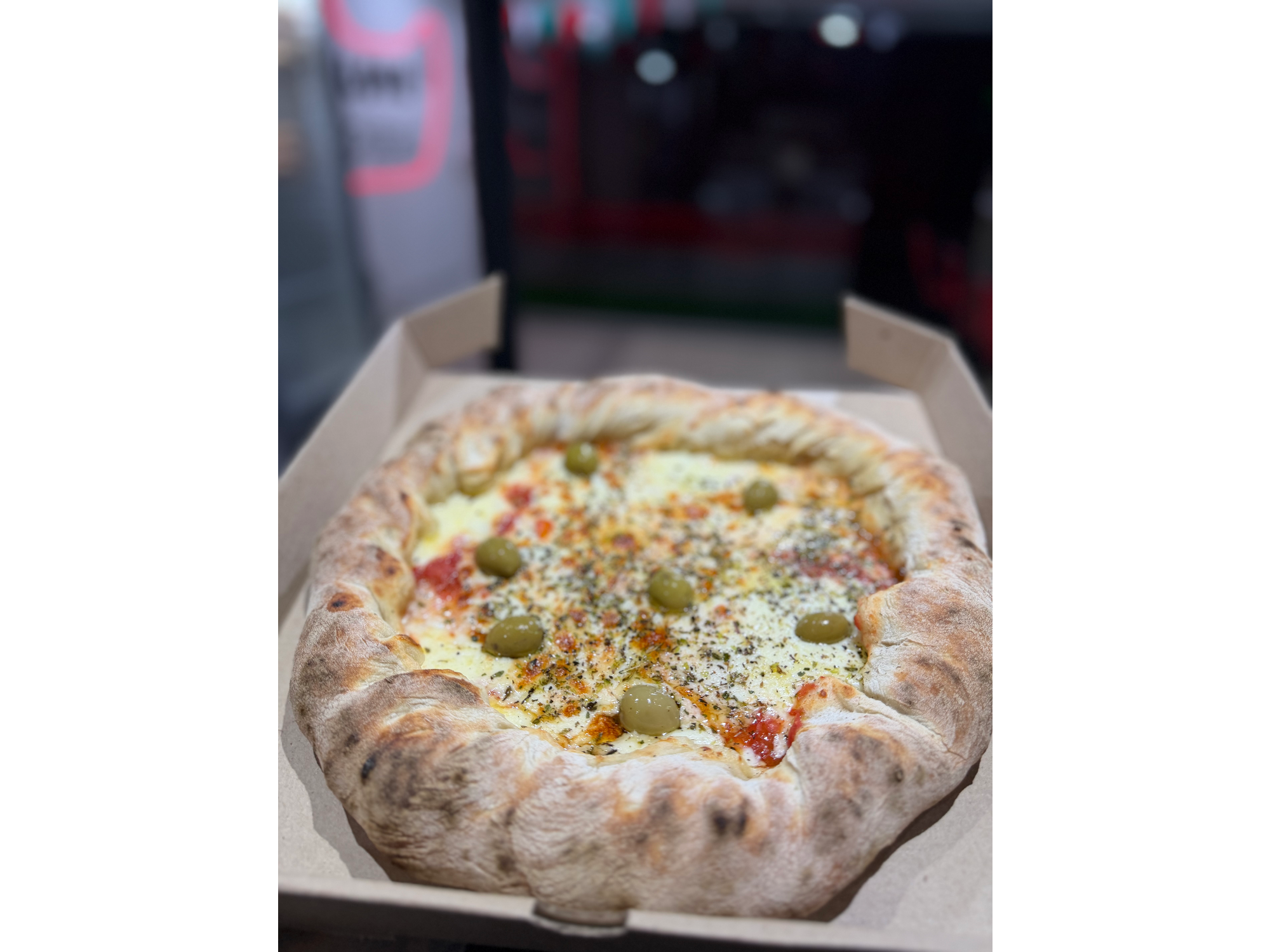 Muzza con bordes rellenos