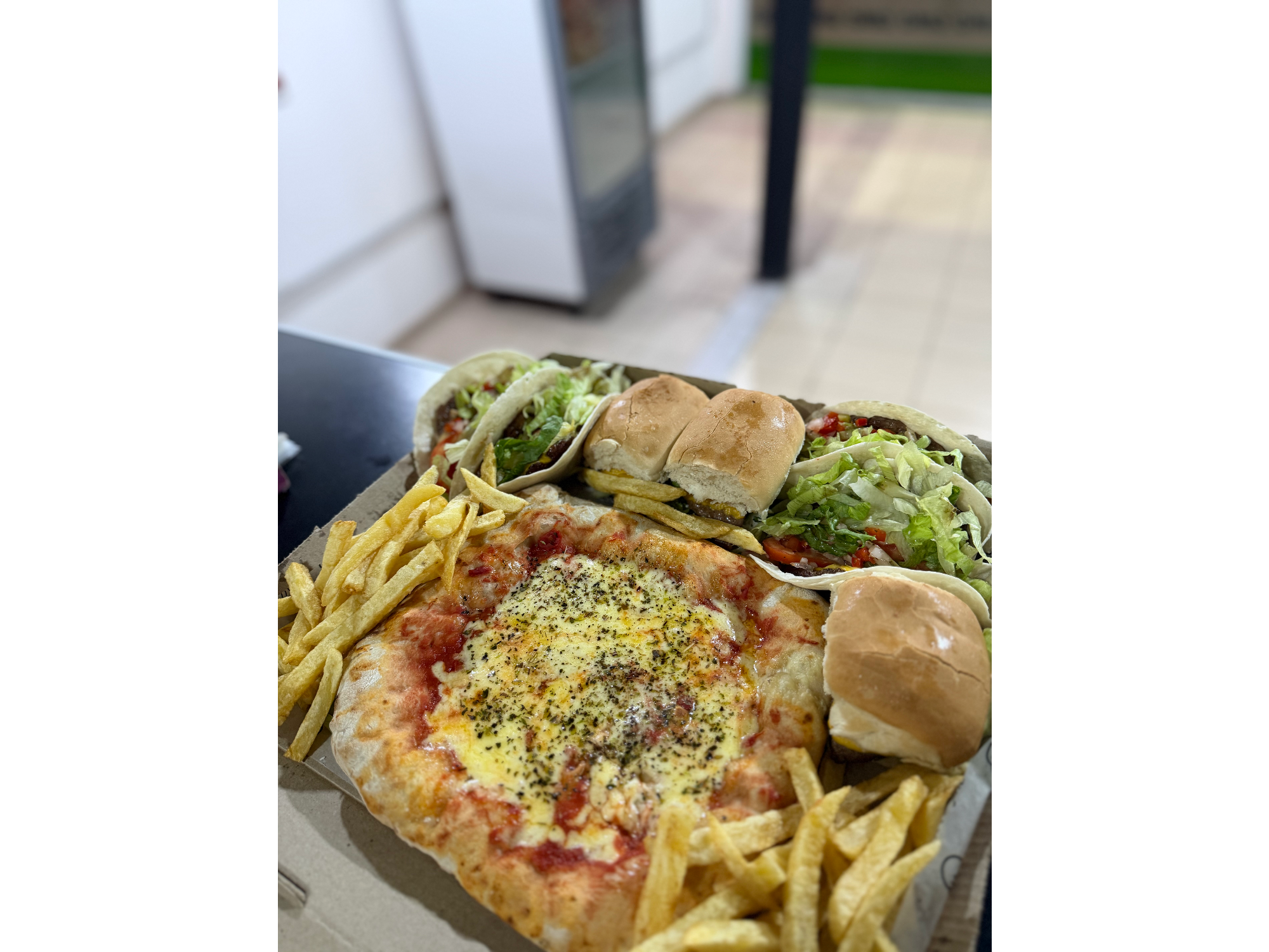 Tabla mixta con tacos