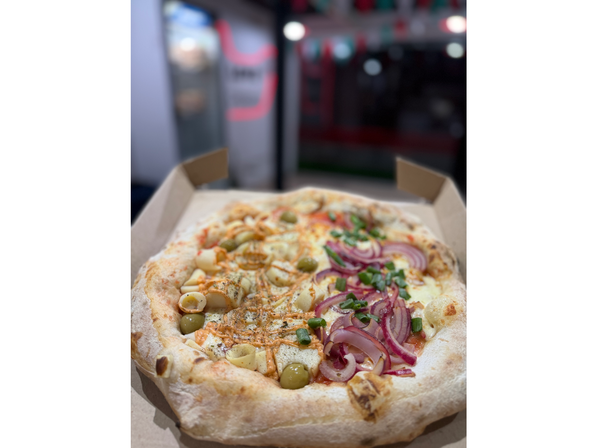 Mitad palmito mitad Fugazzeta