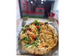 Mitad rúcula mitad palmito