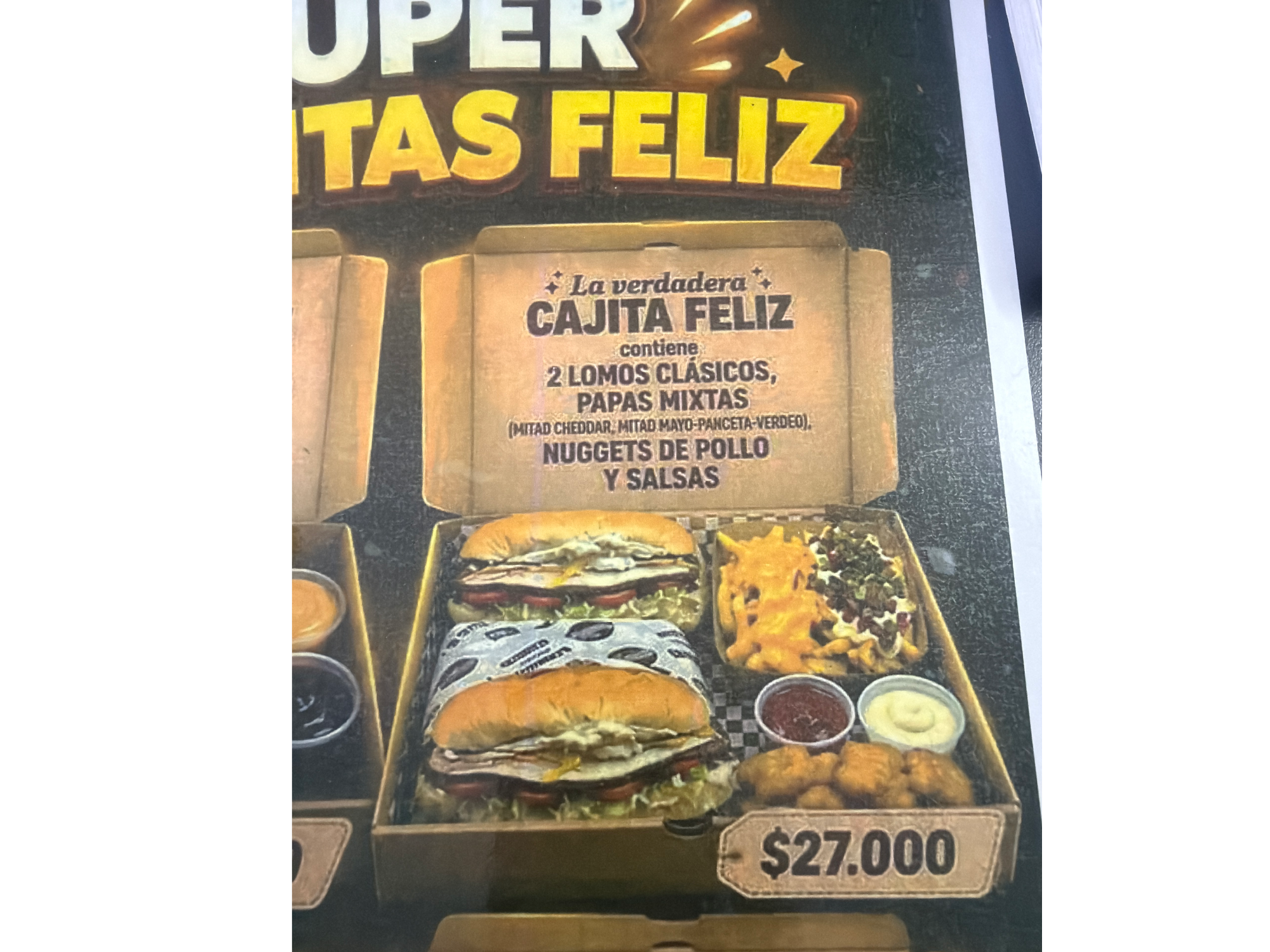 CAJITA FELIZ 2 LOMOS