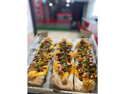 3 hot dogs americanos o napolitanos