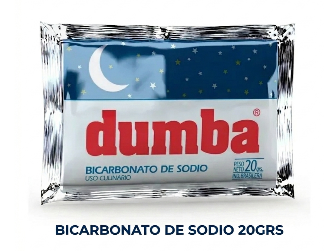 Bicarbonato de sodio Dumba 20grs