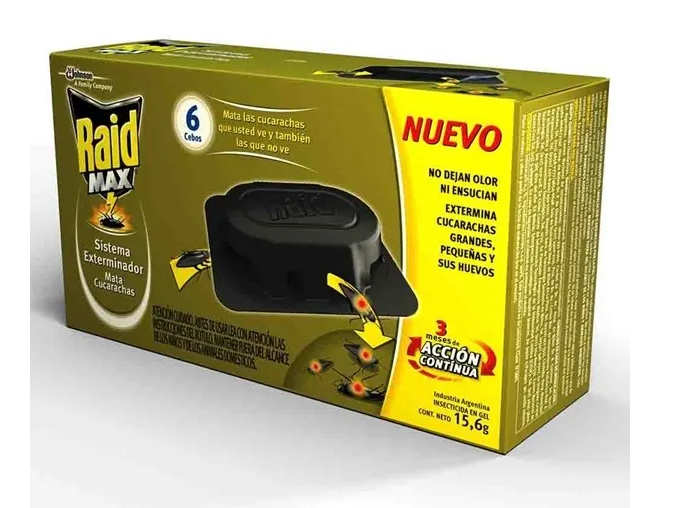 Cebo cucarachicida Raid Max