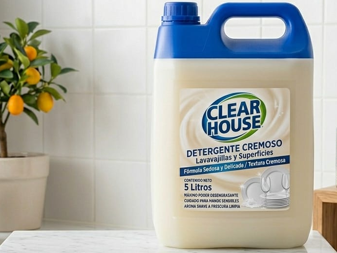 Detergente cremoso Clear House