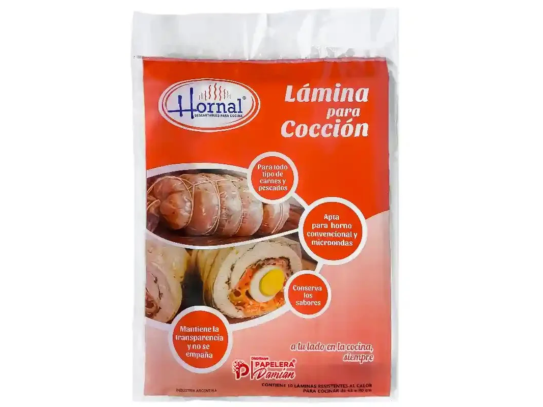 Lamina para cocina para coccion horno Hornal 45x90 pack 10u
