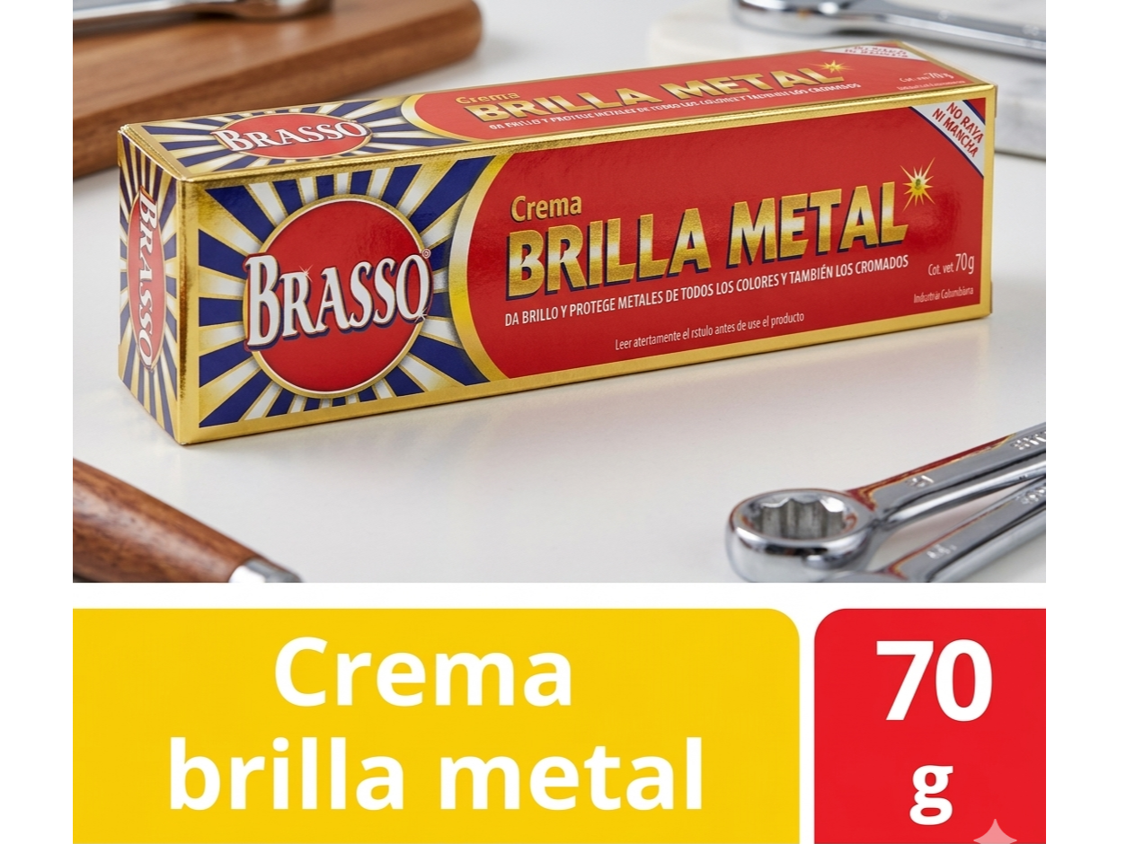 Brilla metal Brasso